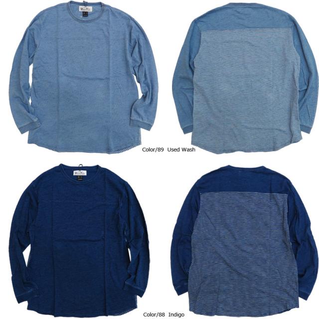 MANASTASH ピグメント染め 指穴付き ポケット長袖Tシャツ 7153031