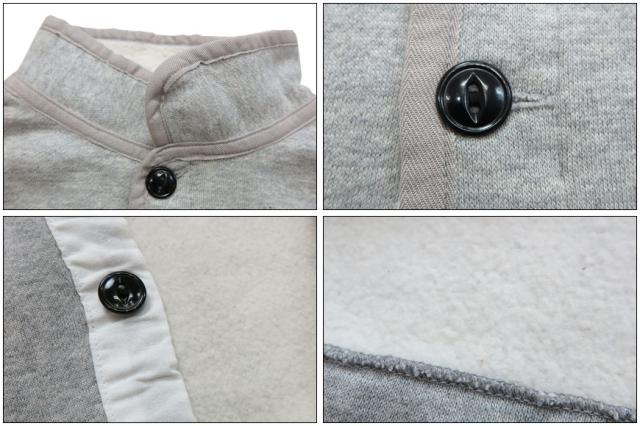 DUBBLE WORKS　ハーフスナップ 裏起毛 スエットスウェット 「AAA」 84009-01