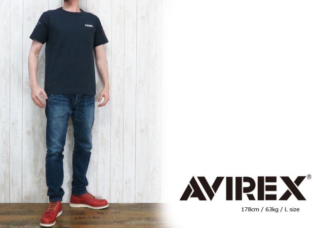 AVIREX プリント半袖Tシャツ　FLYING TIGERS　6153522