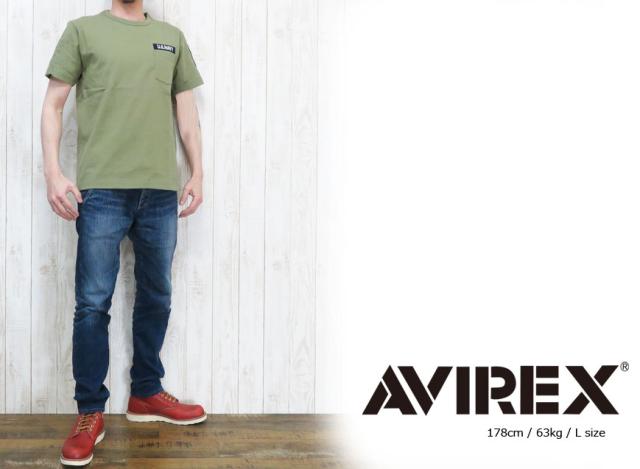 AVIREX プリント半袖Tシャツ　FLYING TIGERS　6153522