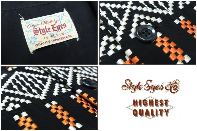 スタイルアイズ　レーヨンボーリングシャツ 「JackClub」 SE36520