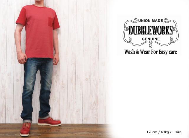 DUBBLE WORKS　7分袖クルーネック Ｔシャツ 53003-00