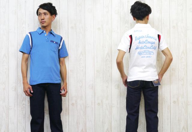 THE FLAT HEAD 半袖 ボーリング ポロシャツ TNP-01W