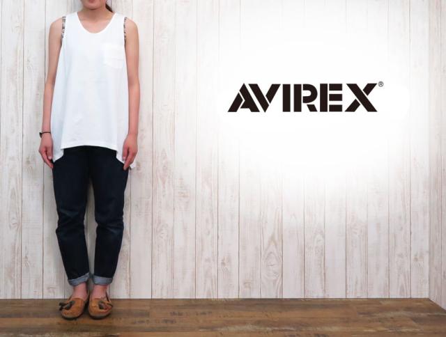 【AVIREX】ミリタリーステンシルTシャツ