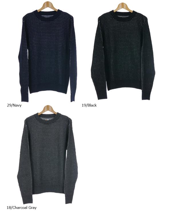 BARNS フラットシーマー両Ｖガゼットクルーネックスウェット BR-3000