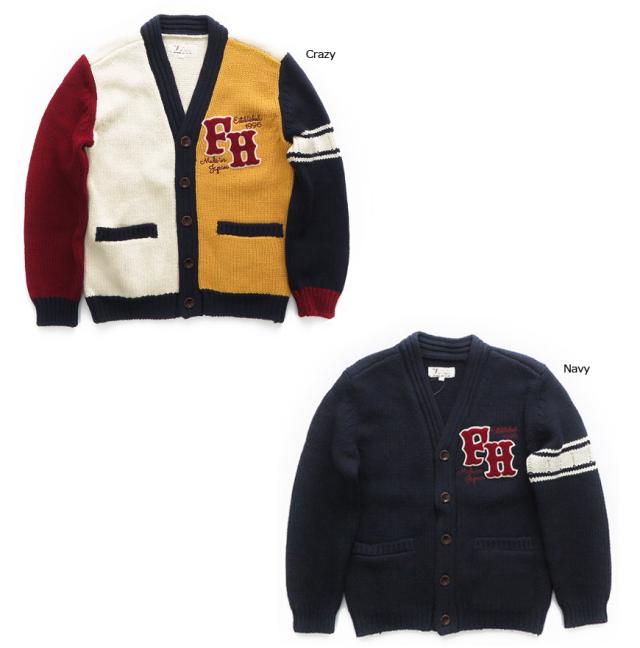 フラットヘッド THE FLAT HEAD ウール カーディガン ニット MADE IN