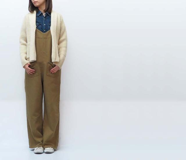 JOHNBULL ジョンブル レディース スリップオン サロペット