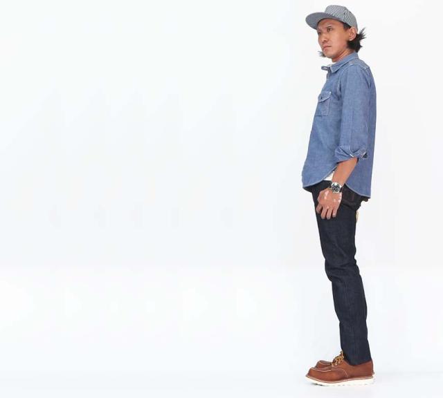 フェローズ Pherrows ジーンズ タイトフィット ジーパン Gパン デニム