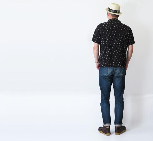 THE FLAT HEAD 半袖Ｔシャツ THCシリーズ STEADY BLUE THC-220