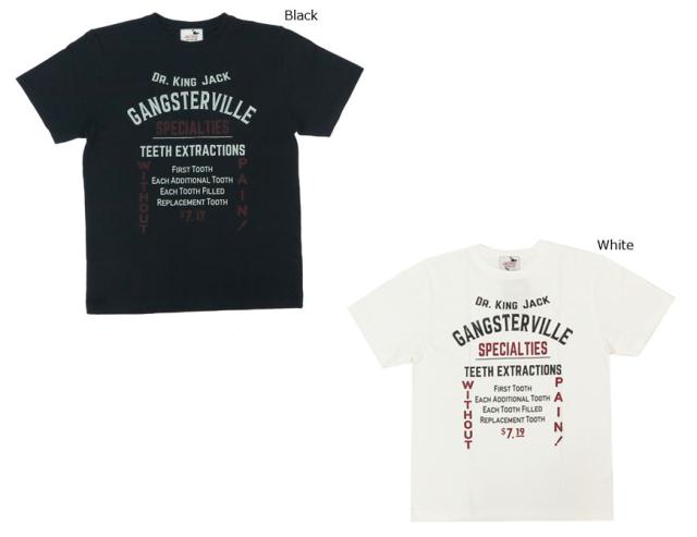 GANGSTERVILLE クルーネック半袖Tシャツ LADY of NEVADA