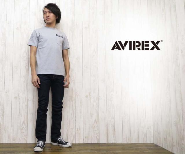 AVIREX プリント半袖Tシャツ　FLYING TIGERS　6153522
