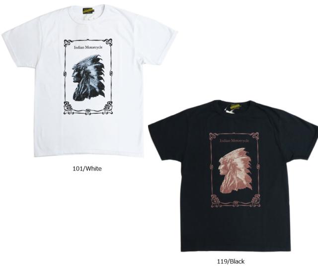 INDIAN MOTORCYCLE プリント 半袖Tシャツ 「THE IRON HORSE」 IM77067