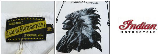 INDIAN MOTORCYCLE プリント 半袖Tシャツ 「THE IRON HORSE」 IM77067