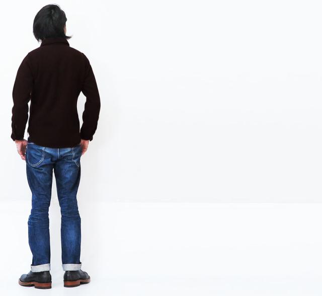 DALLES & CO ウールメルトン 長袖シャツ 30