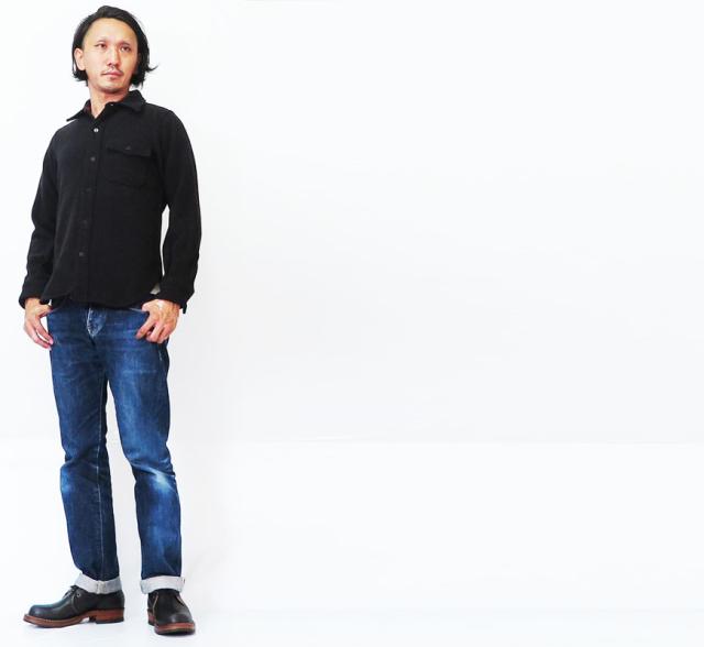 DALLES & CO ウールメルトン 長袖シャツ 30