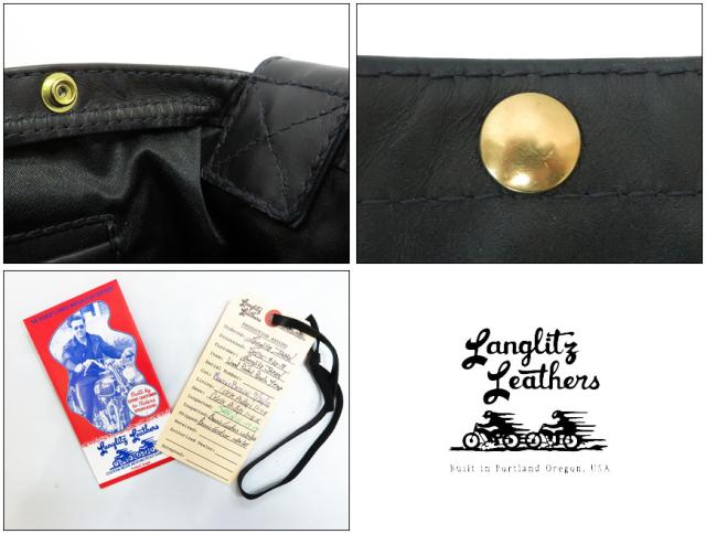 ラングリッツレザーズ Langlitz Leathers Postal Poach ポスタルポーチ Regular Ajust W Flap Lining