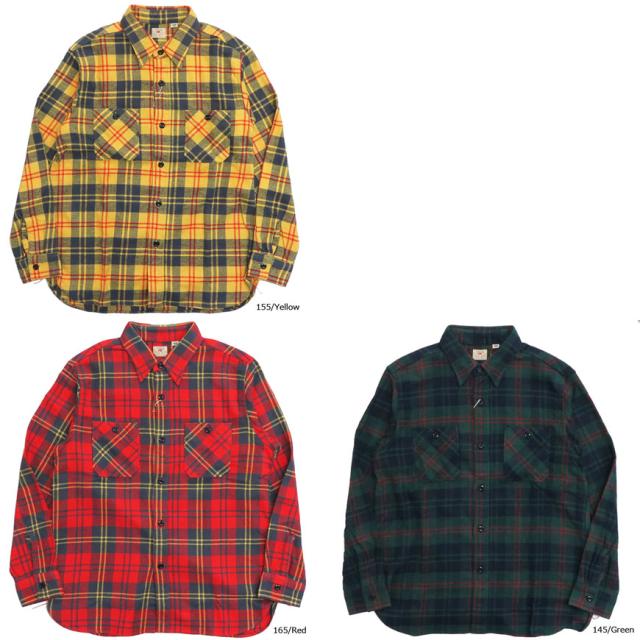 シュガーケーン SUGAR CANE ツイル チェック ワークシャツ コットン 長袖 SC27966