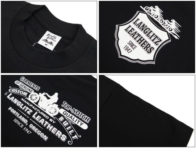 ラングリッツレザーズ Langlitz Leathers 半袖 プリント Tシャツ ロゴ LL-275