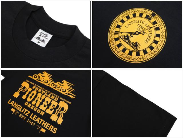 ラングリッツレザーズ Langlitz Leathers 半袖 プリント Tシャツ ロゴ LL-277