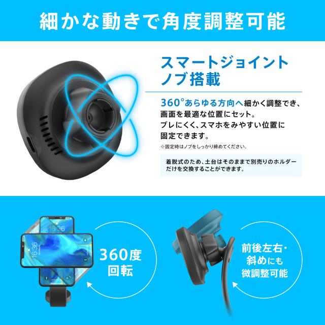 スマホホルダー 車載ホルダー ワイヤレス Qi