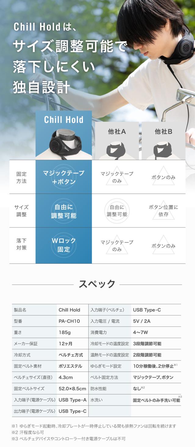 ネッククーラー バイク ペルチェ