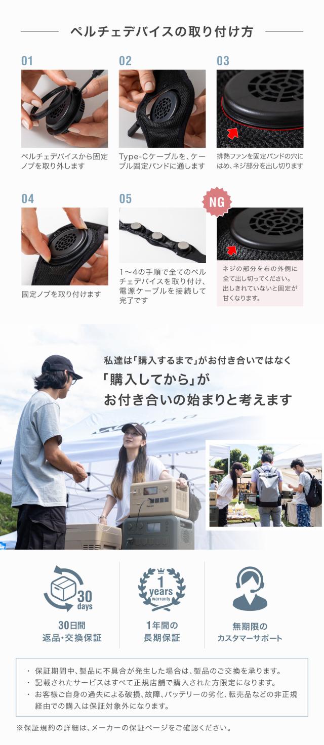 ネッククーラー バイク ペルチェ