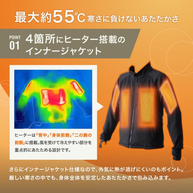 電熱ジャケット