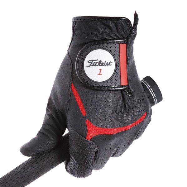 [2019年モデル] タイトリスト メンズ スーパーグリップ ゴルフグローブ TG39 BK ブラック
