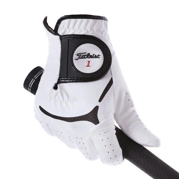 [2019年モデル] タイトリスト メンズ スーパーグリップ ゴルフグローブ 右手用 TG39 WT ホワイト