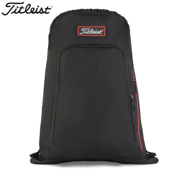 [2020年モデル] タイトリスト メンズ プレーヤーズ サックパック TA20PSK BKRD ブラック×レッド