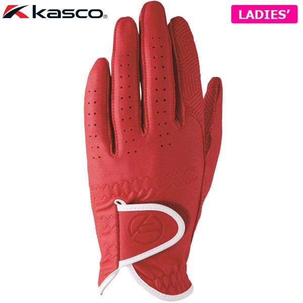 [2020年モデル] キャスコ レディース Palette for Ladies パレット ゴルフグローブ SF-2014L 301 レッド