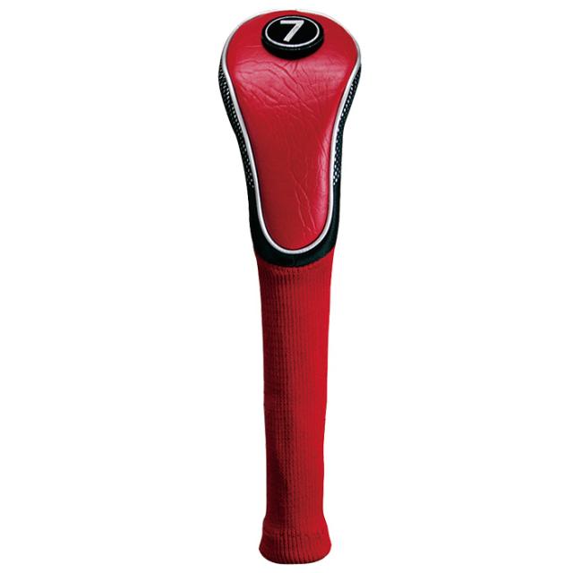 ライト エクセル フェアウェイウッド用 ヘッドカバー ショート 7・9W用 H-85 010 レッド