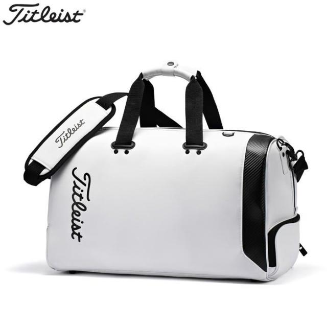 [2022年モデル] タイトリスト メンズ コアエッセンシャル ボストンバッグ TA22CEBBK 1 ホワイト