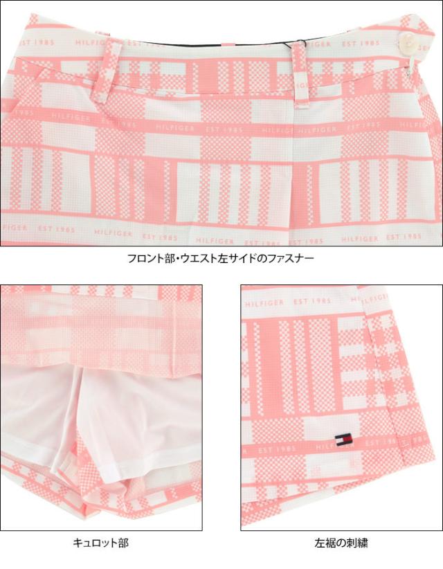 TOMMY HILFIGER GOLF チェック柄 ラップスカート風 ワンタック キュロット view4