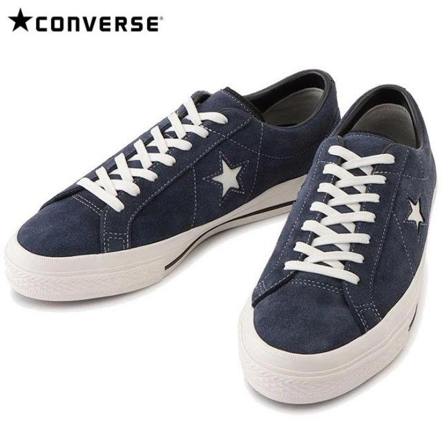 コンバース ユニセックス ONE STAR GF SUEDE ワンスター スエード スパイクレス ゴルフシューズ 3350024 33500241 ネイビー