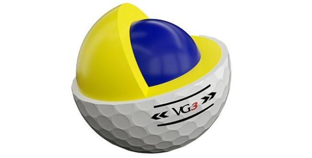 非常にソフトな打感をゴルファーにもたらす新開発コア