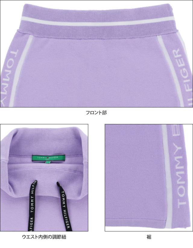 TOMMY HILFIGER GOLF サイドラインロゴ ジャカード ニット スカート view4