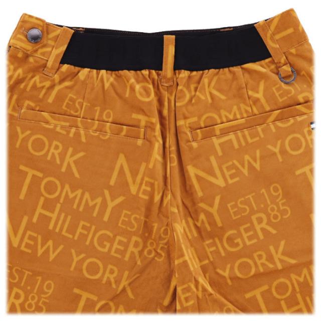 TOMMY HILFIGER GOLF ロゴ刺繍 総柄プリント 起毛生地 ストレッチ キュロットスカート view3