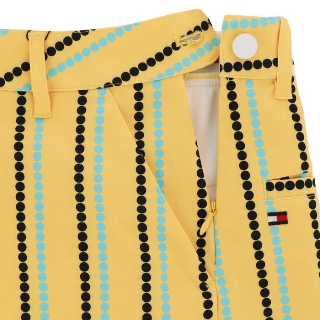 TOMMY HILFIGER GOLF ドット柄 ストライプ ストレッチ イレギュラーヘム スカート view3