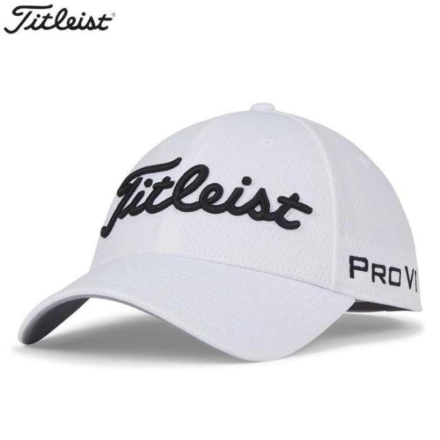 [2023年モデル] タイトリスト メンズ ツアーエリート キャップ TH23FTELA 10 ホワイト×ブラック