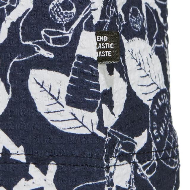 adidas GOLF PLAY GREEN サッカー生地 総柄 半袖 ボタンダウン ポロシャツ view4