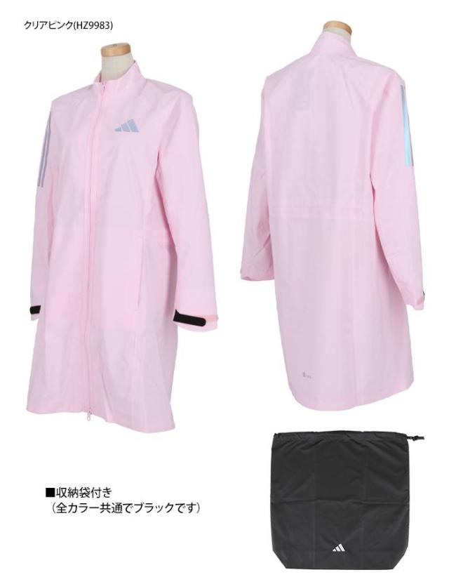 adidas GOLF 収納袋付き レインウェア ワンピース view2