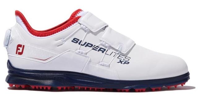 SUPER LITES XP BOA ホワイト/ネイビー/レッド 58152 サイド