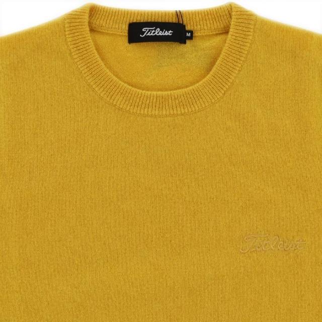 56％OFF] タイトリスト メンズ カシミヤ 長袖 クルーネック セーター 