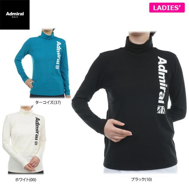 アドミラル レディース ストレッチ 微起毛素材 長袖 タートルネックシャツ ADLA378 [2023年秋冬モデル]