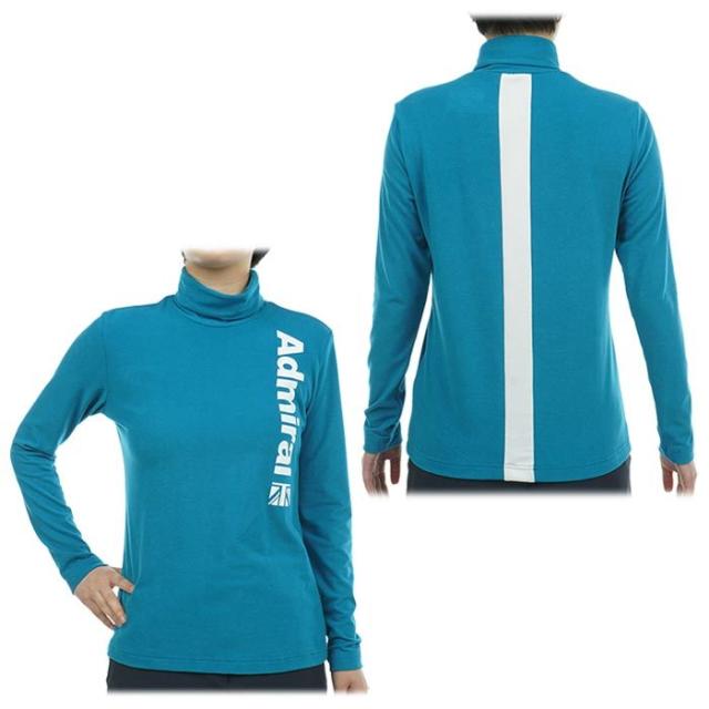 Admiral GOLF ストレッチ 微起毛素材 長袖 タートルネックシャツ view1