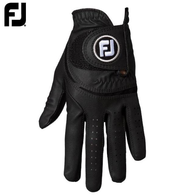 [2023年モデル] フットジョイ メンズ WeatherSof ウェザーソフ ゴルフグローブ FGWF BK ブラック