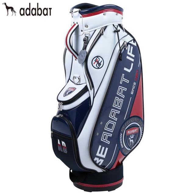 [2023年モデル] アダバット メンズ キャディバッグ ABC429 TR トリコロール