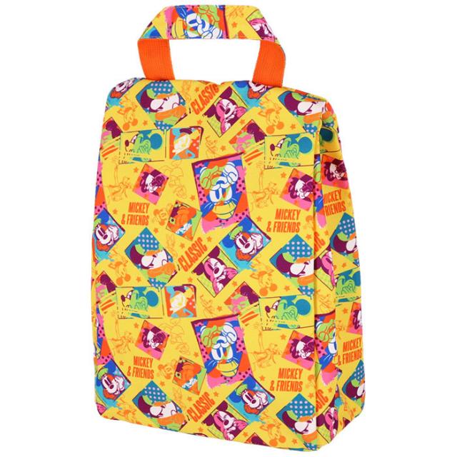 GOLF ディズニー ミッキーマウス イエロースマイル シューズバッグ view1