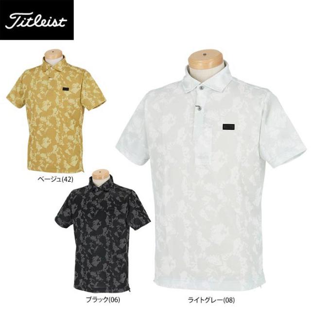 Titleist GOLF スプラッシュ柄 半袖 ポロシャツ